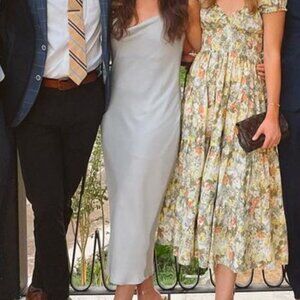 Satin Cowl Neck Slip Dress - Banana Republic - Size 10